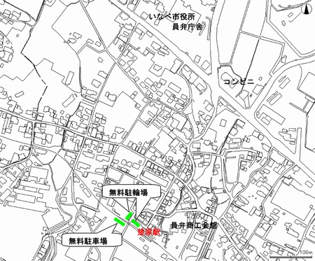 地図：楚原駅