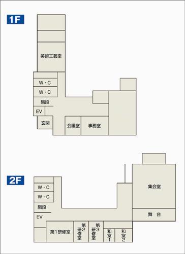 員弁コミュニティプラザ 平面図