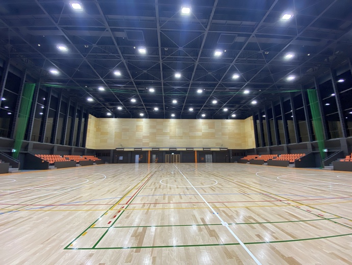 写真:大安スポーツ公園体育館