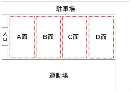 テニスコート配置図