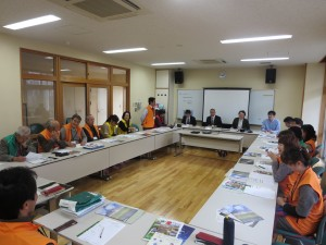 写真：石榑の里コミュニティのメンバーとの交流会