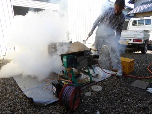 里まつりの準備着々と進む