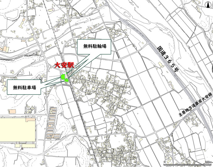 地図：大安駅