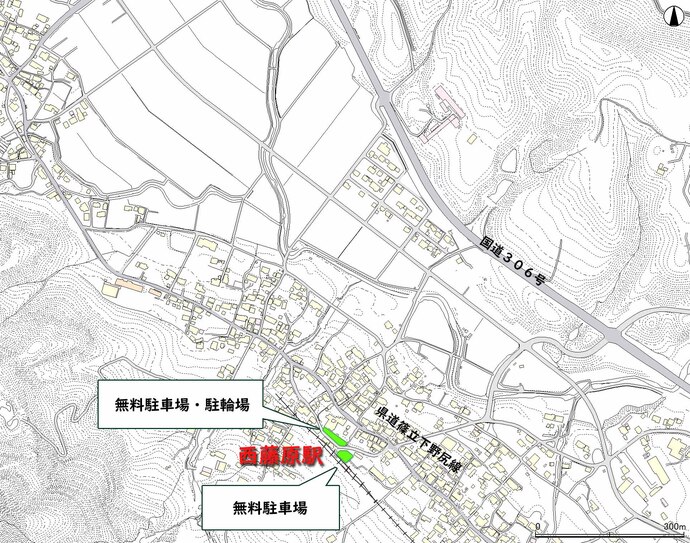 地図：西藤駅