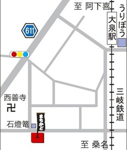 いなべ笑学校地図