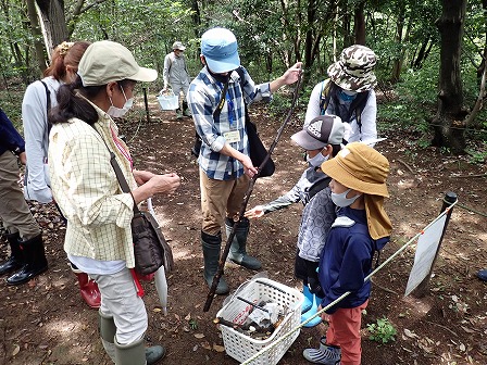 写真：令和3年度「キノコを見る会」