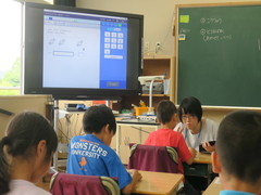 ICTを活用した授業の様子