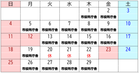 2月の開催日と場所