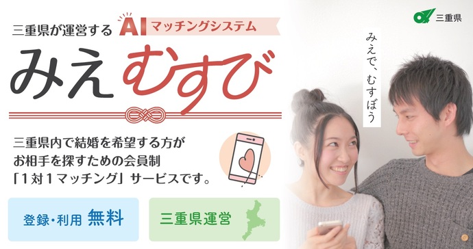 AIマッチングシステム「みえむすび」