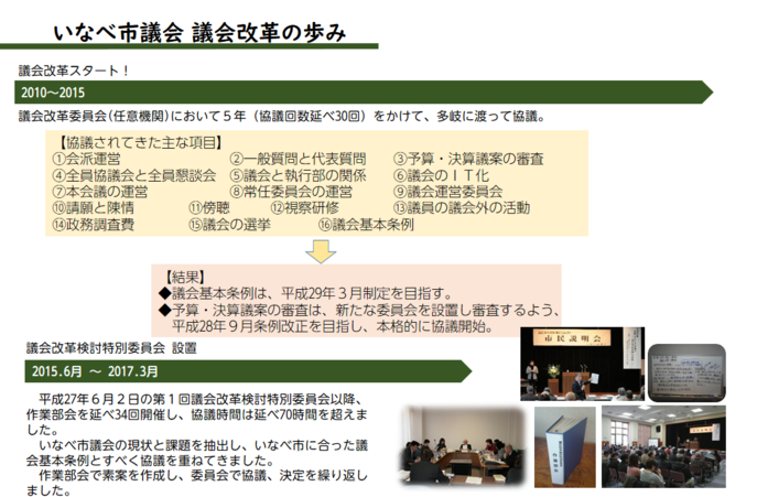 議会改革の歩み1