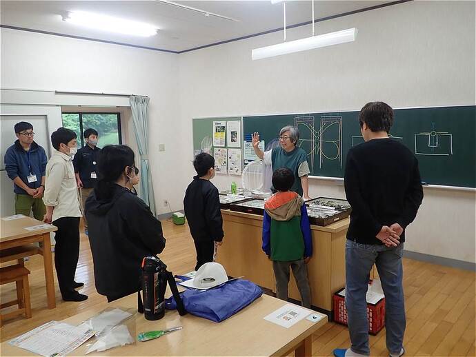 写真：令和7年度「チョウの標本をつくろう」