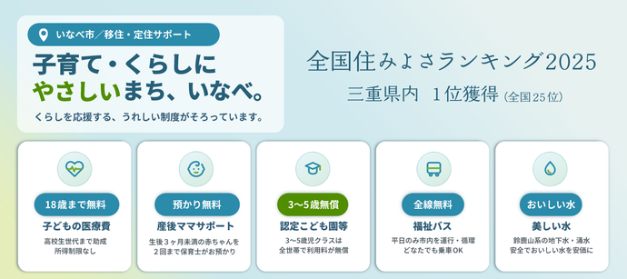 いなべ市 移住・定住サポート